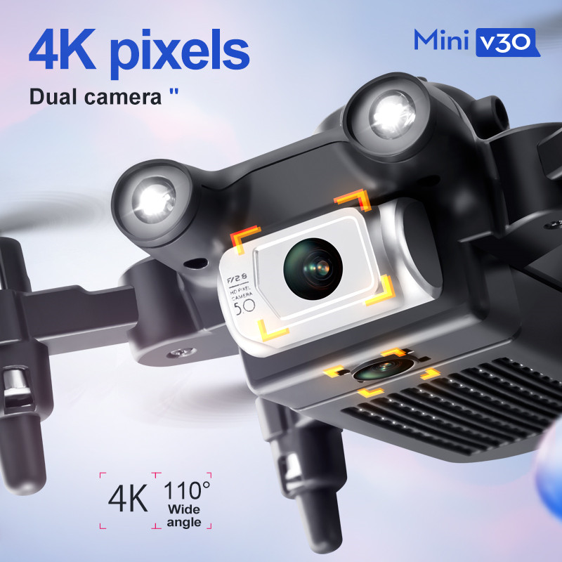 Mini V30 WiFi FPV Drone With 4 - Drone Camera Lens ulasan dan harga