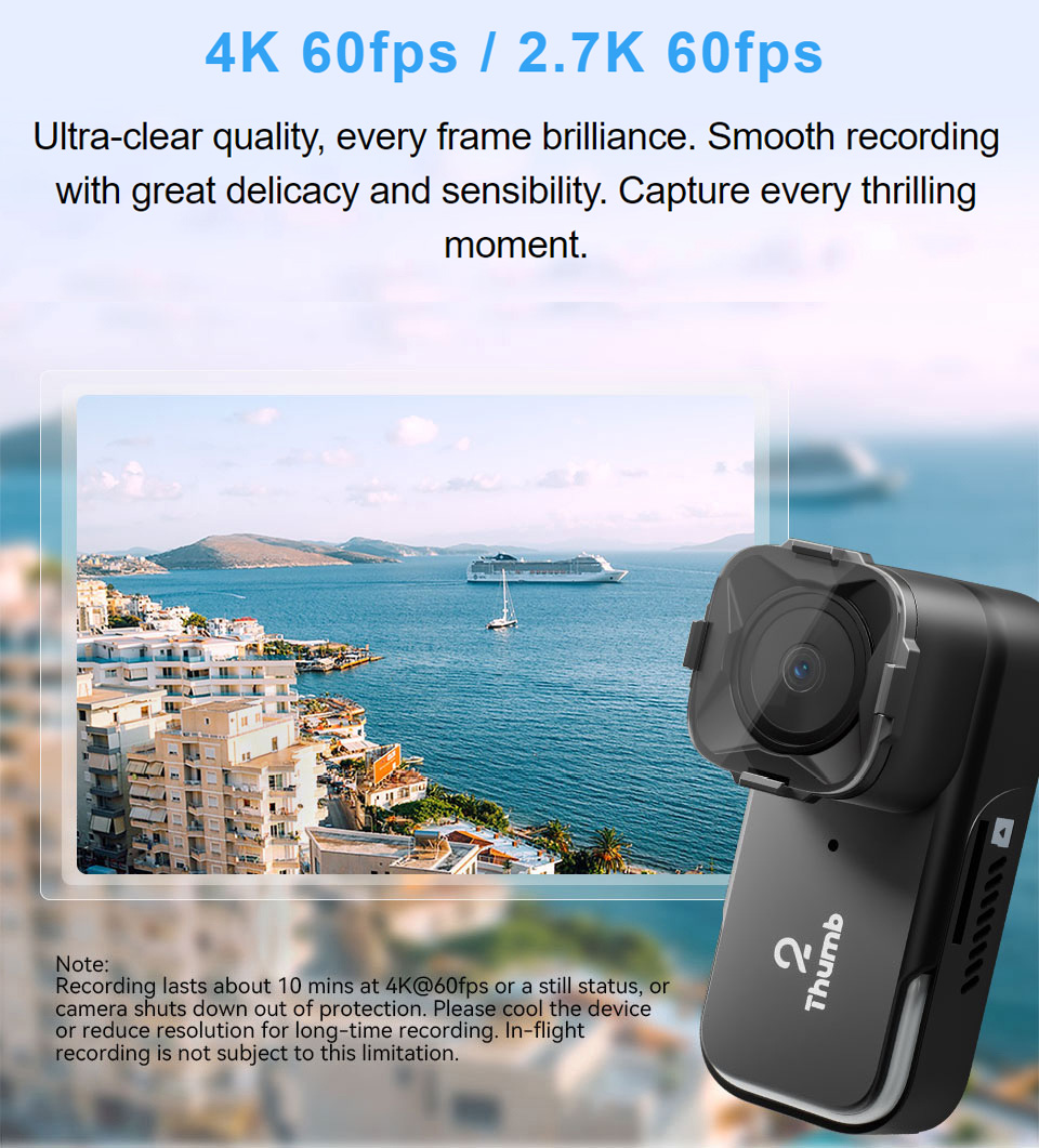 New Version RunCam Thumb 2 4K  - Drone Camera 4K ulasan dan harga