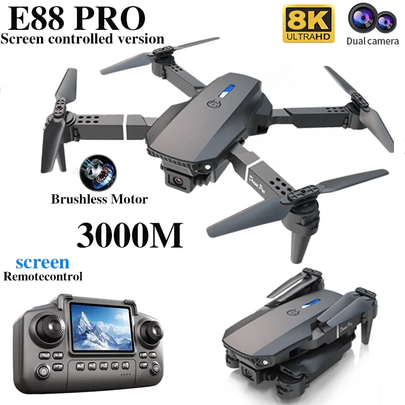 Professional E88 PRO Drone wit - Drone Camera Hd ulasan dan harga
