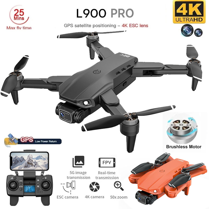 L900 Pro GPS Drone 4K Professi - Drone Camera Lens ulasan dan harga