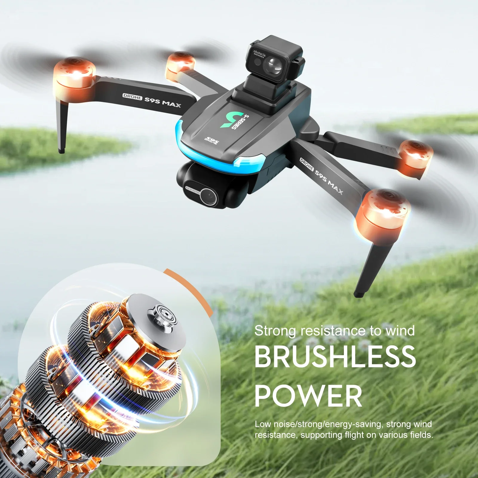 NEW S9S MAX MINI Drone 4K 2-Ax - Drone Camera With Gimbal ulasan dan harga