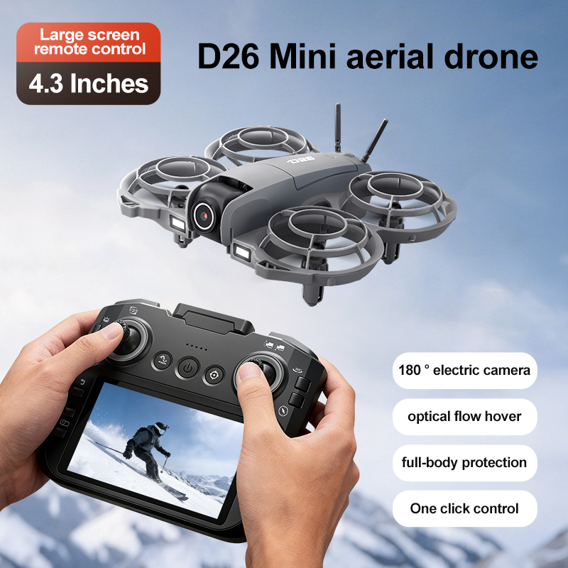 D26 Drone 4K Aerial HD 180° Ca - Drone Camera With Gimbal ulasan dan harga