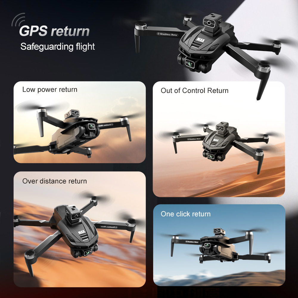 V168 PRO Max GPS Drone 8K Prof - Drone Camera 4K ulasan dan harga