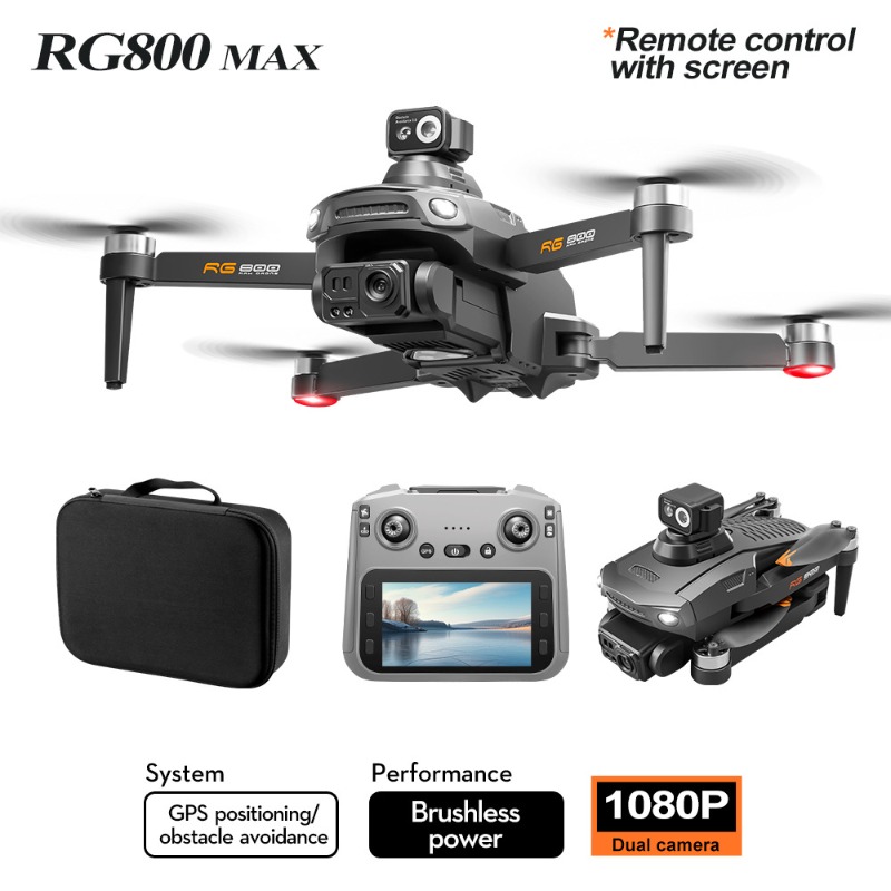 NEW RG800 MAX Drone 1080P HD C - Drone Camera With Gimbal ulasan dan harga