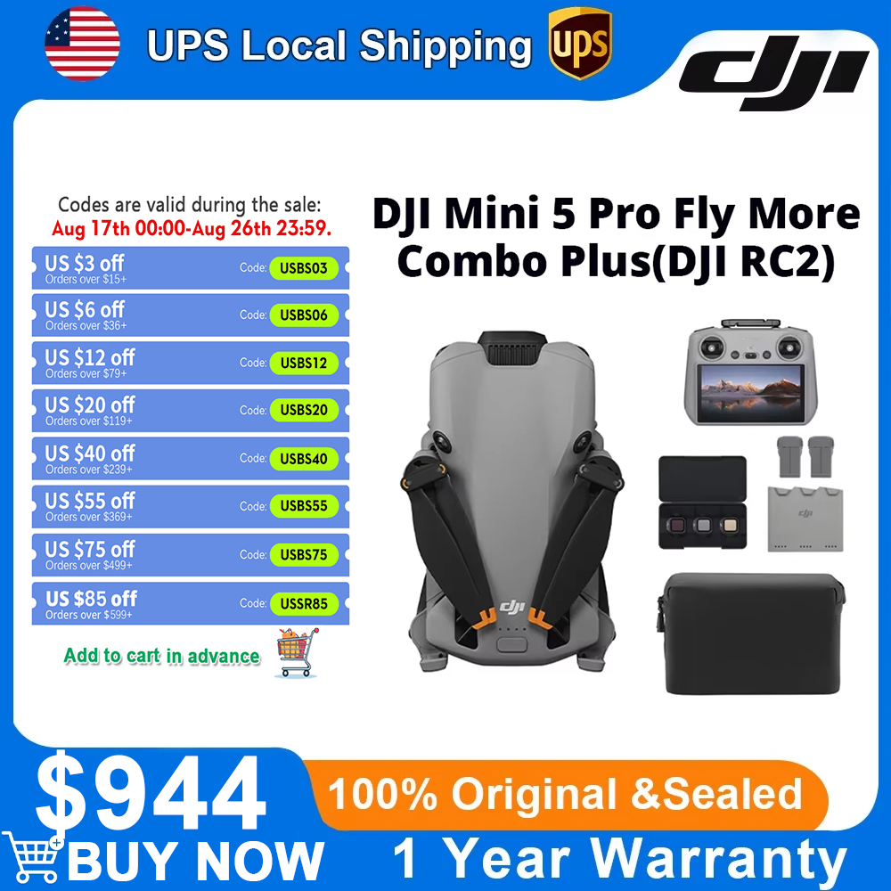 DJI Mini 5 Pro Fly More Combo  - Drone Camera Vlog ulasan dan harga