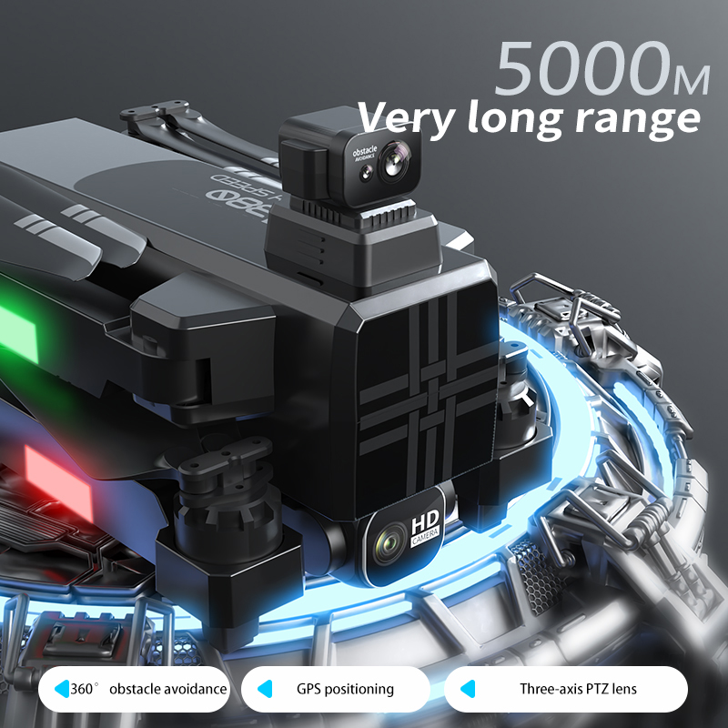 A380 Drone 4K HD Three Axis An - Drone Camera Lens ulasan dan harga