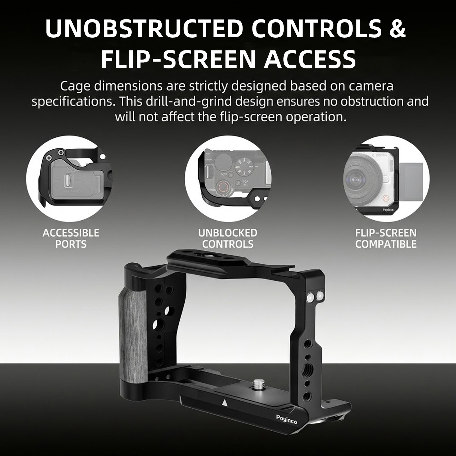 Aluminum Alloy Camera Cage for - Canon Camera Eos R50 ulasan dan harga